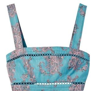 NWT Zimmermann Realm Paisely Crop Top frm Intermix